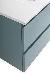 BelBagno Тумба с раковиной Kraft 80 подвесная Голубой матовый – фотография-5